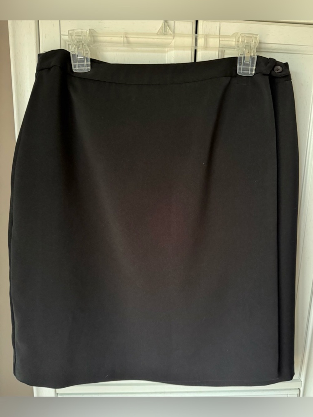 Laura Scott Black Wrap Skirt